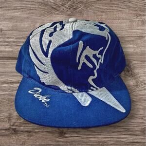 Vintage Duke Blue Devils Big Logo Snapback Rare Football The Game Custom NCAA